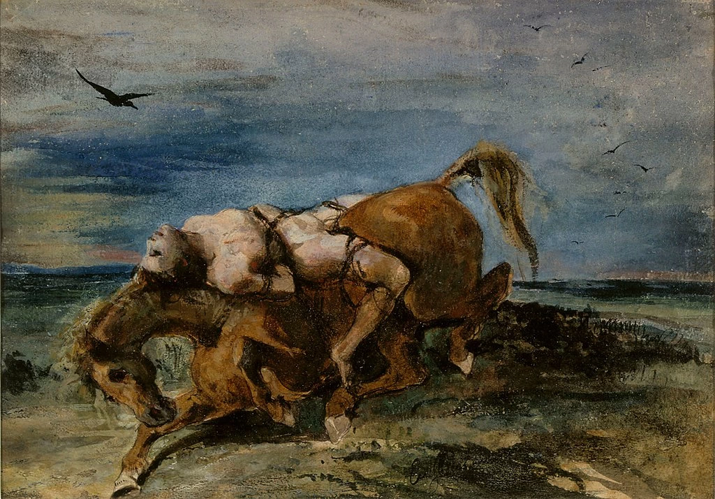 Mazeppa sul cavallo morente - Finnish National Gallery, Atene